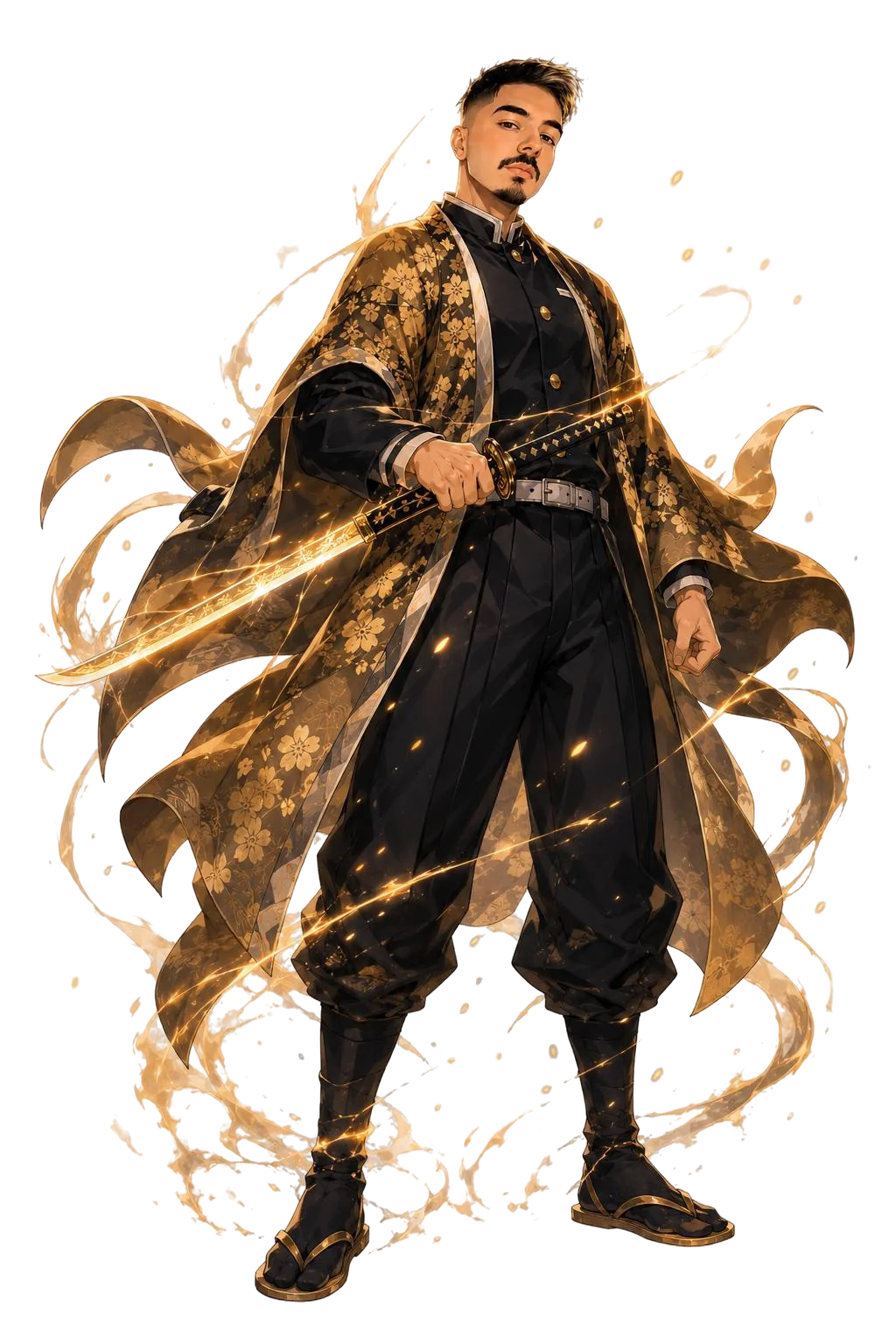 Jan Ali Hassan as a sand-themed game developer character
