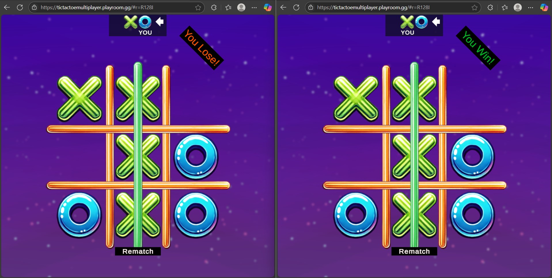 Tic Tac Toe Unity mobile game screenshot by Jan Ali Hassan