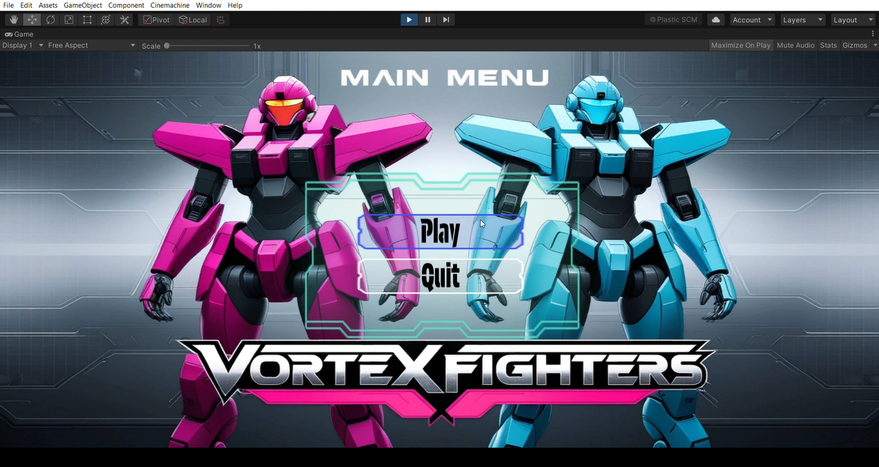 Vortex Fighters Unity arcade shooter screenshot by Jan Ali Hassan